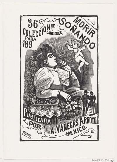 صورة لامرأة تجلس على كرسي ورأسها للخلف وتحمل زهرة ، ... ، كاليفورنيا. 1890. بواسطة خوسيه غوادالوبي بوسادا
