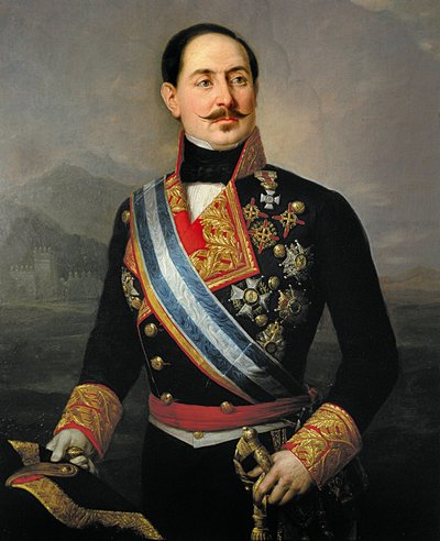 صورة فرانسيسكو سيرانو إي دومينغيز (1810-1885) ، جندي وسياسي إسباني ، زعيم الاتحاد الليبرالي ، رئيس الجمهورية الأولى في عام 1874 بواسطة خوسيه ماريا روميرو إي لوبيز