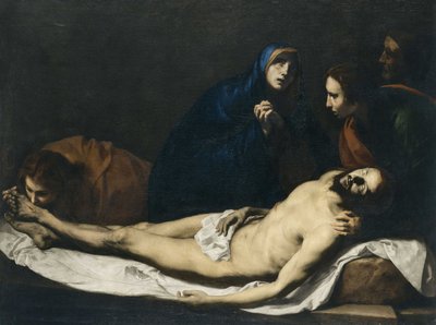 الرثاء على المسيح 1633. بواسطة خوسيه ريبيرا دي