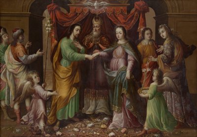 زواج العذراء ح. 1690. بواسطة خوسيه سانشيز