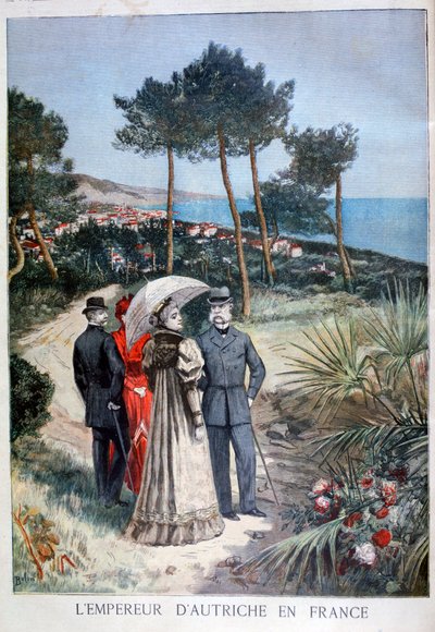فرانز جوزيف الأول ، إمبراطور النمسا ، في زيارة لفرنسا ، 1894 بواسطة خوسيه بيلون