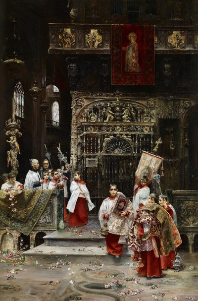 جوقة الأولاد - جاليجوس إي أرنوزا ، خوسيه (1859-1917) - كاليفورنيا. 1886-1890 - زيت على قماش - 91.4x62.2 - متحف كارمن تيسن ، ملقة بواسطة خوسيه جاليجوس أرنوسا