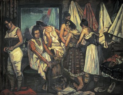 جوتيريز سولانا ، جوزيه (1886-1945). بنات الجوقة. 1925 (زيت على قماش) بواسطة خوسيه جوتيريز سولانا