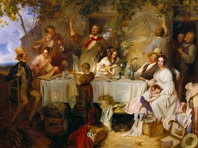 النبيذ والنساء والأغنية بواسطة Josef Danhauser