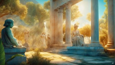 Dreamcore_العالم اليوناني القديم_03 بواسطة جوزيف جوهان مايكل