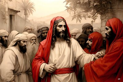 يسوع_خانه يهوذا_02 بواسطة جوزيف جوهان مايكل