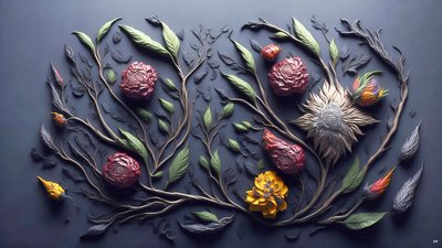 عنصر الخشب فنغ شوي encaustic _01 بواسطة جوزيف جوهان مايكل