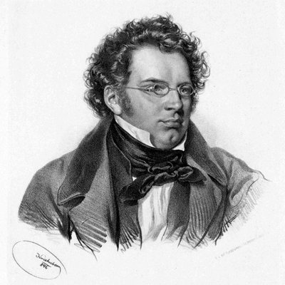 فرانز شوبرت بقلم كريهوبر 1846 بواسطة جوزيف كرييهوبر