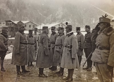ألبوم "Meine weltkriegs - Erinnerungen South-West Front (Carinthia، Italien، South Tyrol) (حربي العالمية - ذكريات عن الجبهة الجنوبية الغربية في كارينثيا ، إيطاليا ، ترينتينو ألتو أديجي) 31/03/1915 - 12/11 / 1918 - جوزيف زواليس فيين ": الأرشيدوق فريدريك بواسطة جوزيف زوهليس