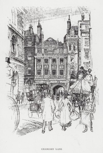 Chancery Lane (litho) بواسطة جوزيف (بعد) بينيل