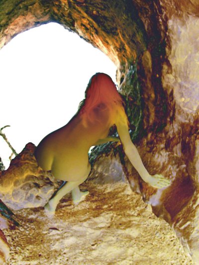 في داخل الكهف بواسطة جوزيف أنجيللا أوكييه