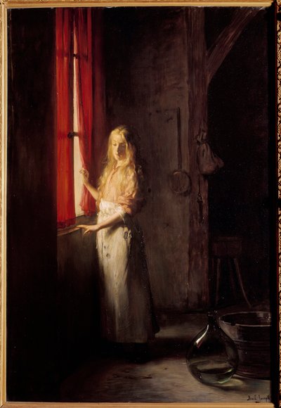 رسم سندريلا لحكاية تشارلز بيرولت. لوحة جوزيف بيل (1862-1921) باريس القرن التاسع عشر ، فنون زخرفية - رسم سندريلا لحكاية تشارلز بيرولت. لوحة جوزيف بيل (1862-1921) بواسطة جوزيف بيل