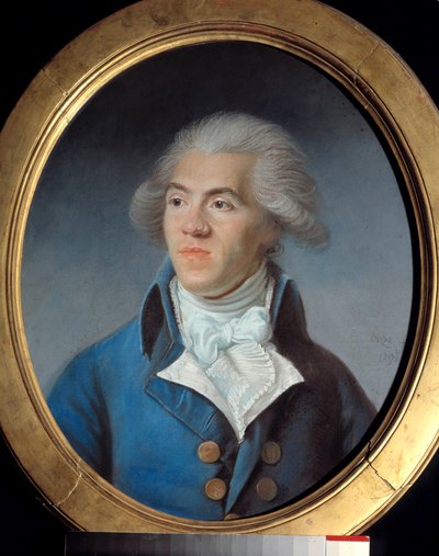 صورة أنطوان بيير جوزيف ماري بارناف ، محامي ، شخصية الثورة الفرنسية (1761-1793). باستيل جوزيف بوز (1744-1826) بواسطة جوزيف بوز