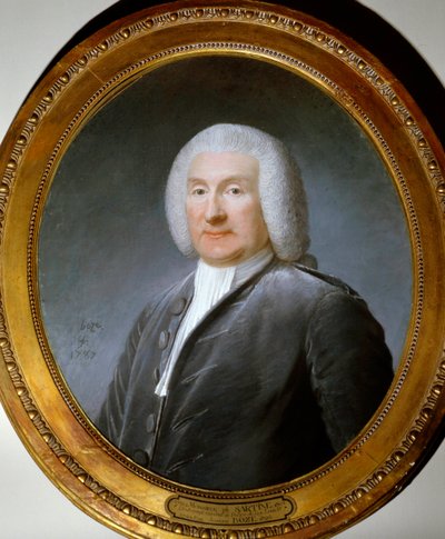 صورة أنطوان دي سارتين (1729-1801) ملازم شرطة للرسام لويس الخامس عشر بالألوان المائية لجوزيف بوز (1744-1826). 1787. فرساي ، متحف شاتو بواسطة جوزيف بوز