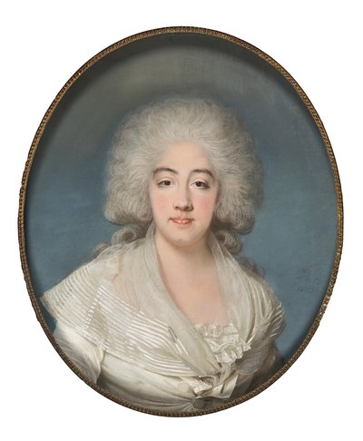 الأميرة ماري جوزفين من سافوي 1753-1810 ، كونتيسة بروفانس ، 1785. بواسطة جوزيف بوز