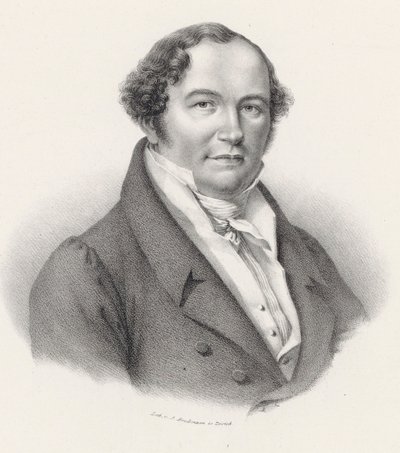 صورة للمؤلف كونرادين كروتزر 1780-1849. بواسطة جوزيف برودمان