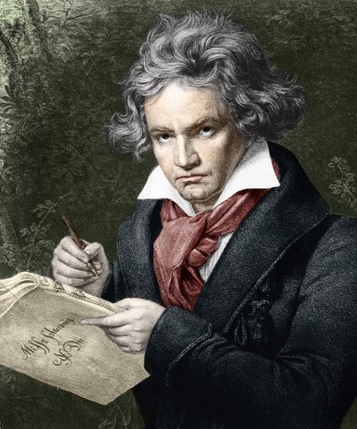لودفيج فان بيتهوفن (1770-1827) ، قام بتأليف لا ميسا سولمينيس ، بعد كارل جوزيف ستيلر (1781-1858) بواسطة جوزيف كارل (بعد) ستيلر