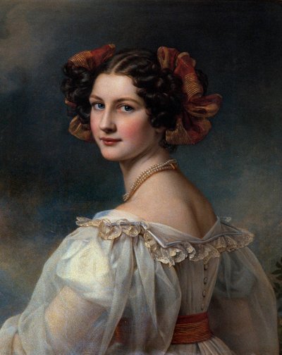 صورة لأوغسطينوس رسم جوزيف كارل شتايلر (1781-1858) ميونيخ القرن التاسع عشر. شاتو دي نيمفنبورغ بواسطة جوزيف كارل ستيلر