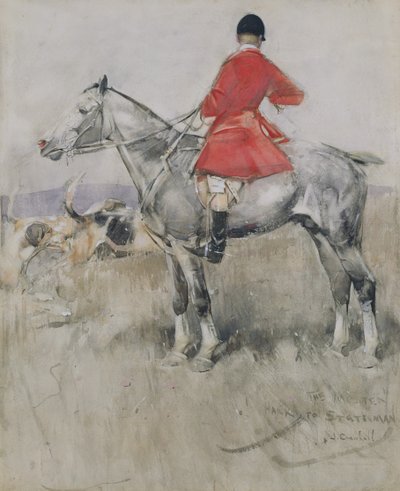 Hark to Statesman (wc und bodycolour on paper) بواسطة جوزيف كوراهول