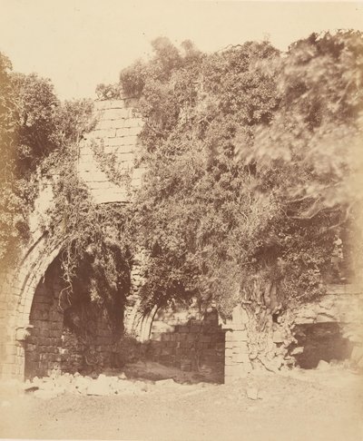 دير كيركستال. أطلال على الجانب الجنوبي ، 1850. بواسطة جوزيف كوندال
