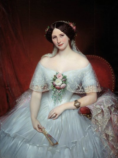 صورة مدام بوشيه هي زوجة الطبيب أرشميد بوشيه ، صديق جوستاف فلوبير. رسم جوزيف كورت (1797-1865) 1849 صن. 0،97x1،3 م روان ، متحف الفنون الجميلة - صورة مدام بوشيه ، زوجة الطبيب أرشميد بوشيه بواسطة جوزيف ديزاير كورت