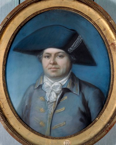 صورة لجورج كادودال (1771-1804) هو أحد أشهر شوان. رسم جوزيف دوكرو (1735-1802). القرن ال 18. اورليانز ، متحف الفنون الجميلة بواسطة جوزيف دوكرو