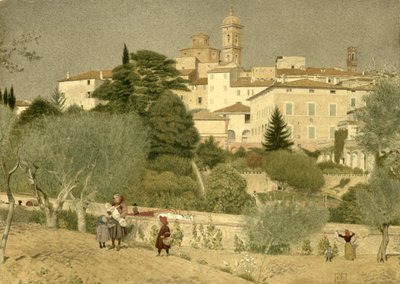 في توسكانا ، 1906 (مرحاض على ورق) بواسطة جوزيف إدوارد سوثال