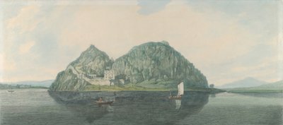 صخرة دمبارتون من الجنوب ، 1788. بواسطة جوزيف فارينجتون