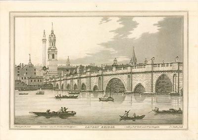 جسر لندن ، 1795 بواسطة جوزيف فارينجتون