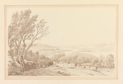 منظر على ويندرمير من أعلى باريج بواسطة Joseph Farington