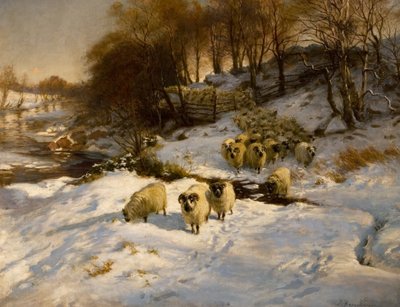 غنم في الثلج ، 1935 بواسطة Joseph Farquharson