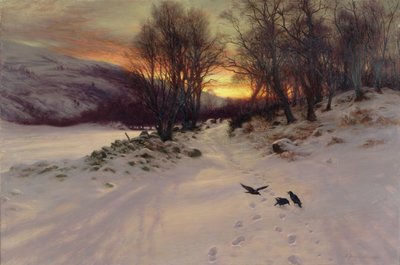 عندما يضيء الغرب مع المساء بواسطة Joseph Farquharson