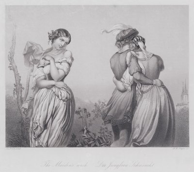 أمنية العذراء (نقش) بواسطة جوزيف فيلون