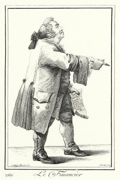 The Financier (engraving) بواسطة جوزيف فرانز فون (بعد) جوز
