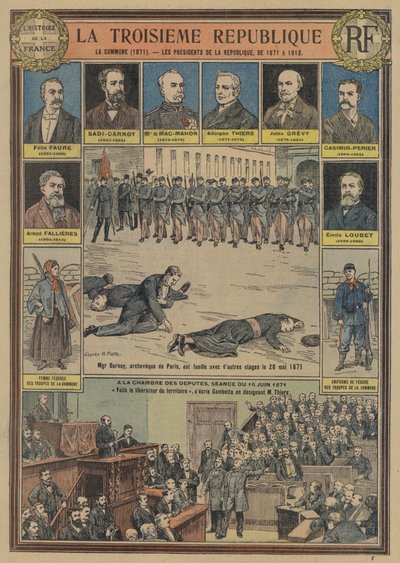 الجمهورية الفرنسية الثالثة: كومونة باريس (1871) ورؤساء الجمهورية بواسطة جوزيف جيرارد