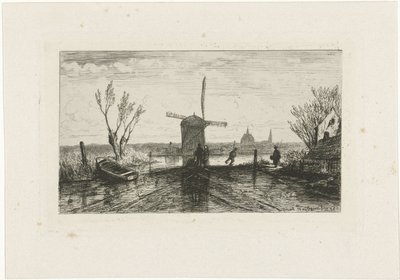 متزلج على طاحونة هوائية بواسطة جوزيف هارتوجينسيس