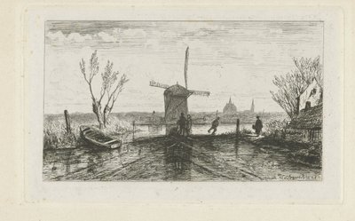 متزلج على طاحونة هوائية بواسطة جوزيف هارتوجينسيس