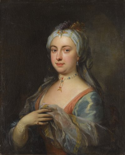 صورة للسيدة ماري ورتلي مونتاجو 1689-1762 بواسطة جوزيف هيمور