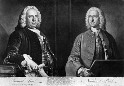 The Buck Brothers ، منقوش بواسطة ريتشارد هيوستن ، 1774 بواسطة جوزيف هيمور