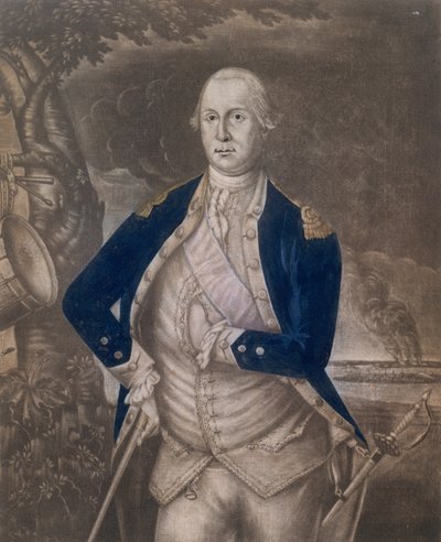 معالي السيد جورج واشنطن إسق-آر. ، كاليفورنيا. 1777 بواسطة جوزيف هيلير