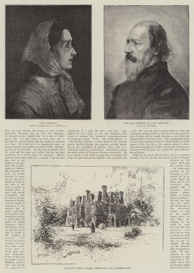 ألفريد ، بارون تينيسون ، الحائز على الشاعر بواسطة Joseph Holland Tringham