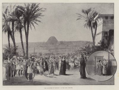 بنات بابل ، في مسرح الغناء بواسطة جوزيف هولاند ترينجهام