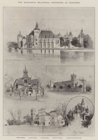 معرض الألفية المجري في بودابست بواسطة Joseph Holland Tringham