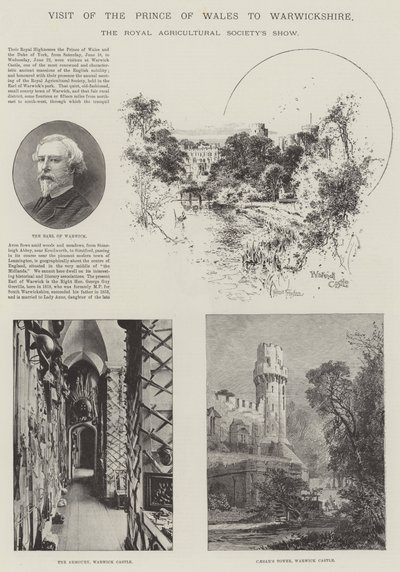 زيارة أمير ويلز إلى وارويكشاير بواسطة Joseph Holland Tringham