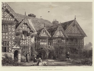 قاعة سبيك ، واجهة الحديقة ، لانكشاير بواسطة جوزيف جوشيا دود