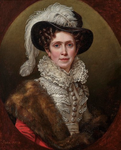 كارولين من بادن 1776-1841 ، ملكة بافاريا ، 1823. بواسطة جوزيف كارل ستيلر
