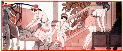 ما كان ، في الفترة الأوليمبية ، Le Prix de Diane - نتائج السباقات الكاملة - Le Result Complete de courses - توضيح من la Vie Parisienne ، 1927 بواسطة جوزيف كون ريجنير