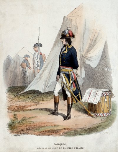 صورة لبونابرت (1769-1821) القائد العام للجيش الإيطالي بواسطة جوزيف لويس هيبوليت بيلانج