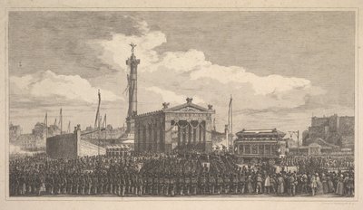 حفل تدشين عمود يوليو 1840 ، 1840. بواسطة جوزيف لويس تريموليه