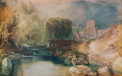 برينكبرن بريوري ، نورثمبرلاند ، c1830 بواسطة جوزيف مالورد وليام تورنر